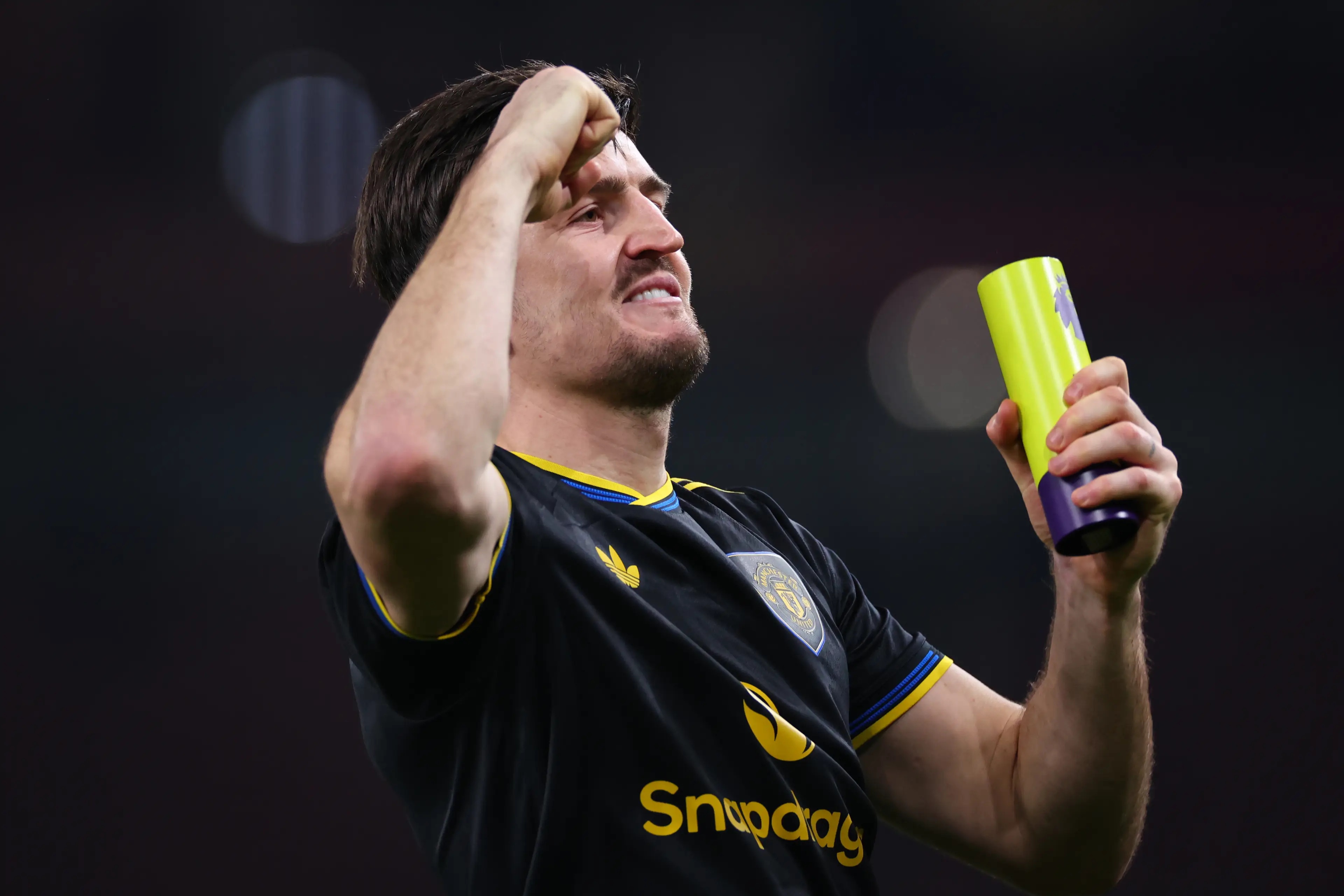 Harry Maguire is one of the first names on Michael Carrick's teamsheet at Manchester United. Image credit: Getty