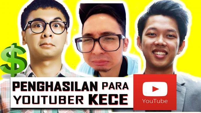 Seorang youtuber dapat menghasilkan 100.000 Dollar AS (Rp 1,4 miliar) dalam satu bulan di YouTube.