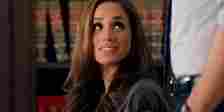 Meghan Markle as Rachel Elizabeth Zane Smiling in Suits