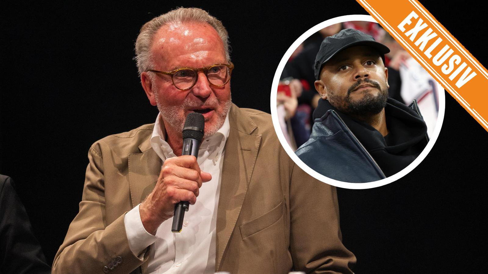 Karl-Heinz Rummenigge und Vincent Kompany