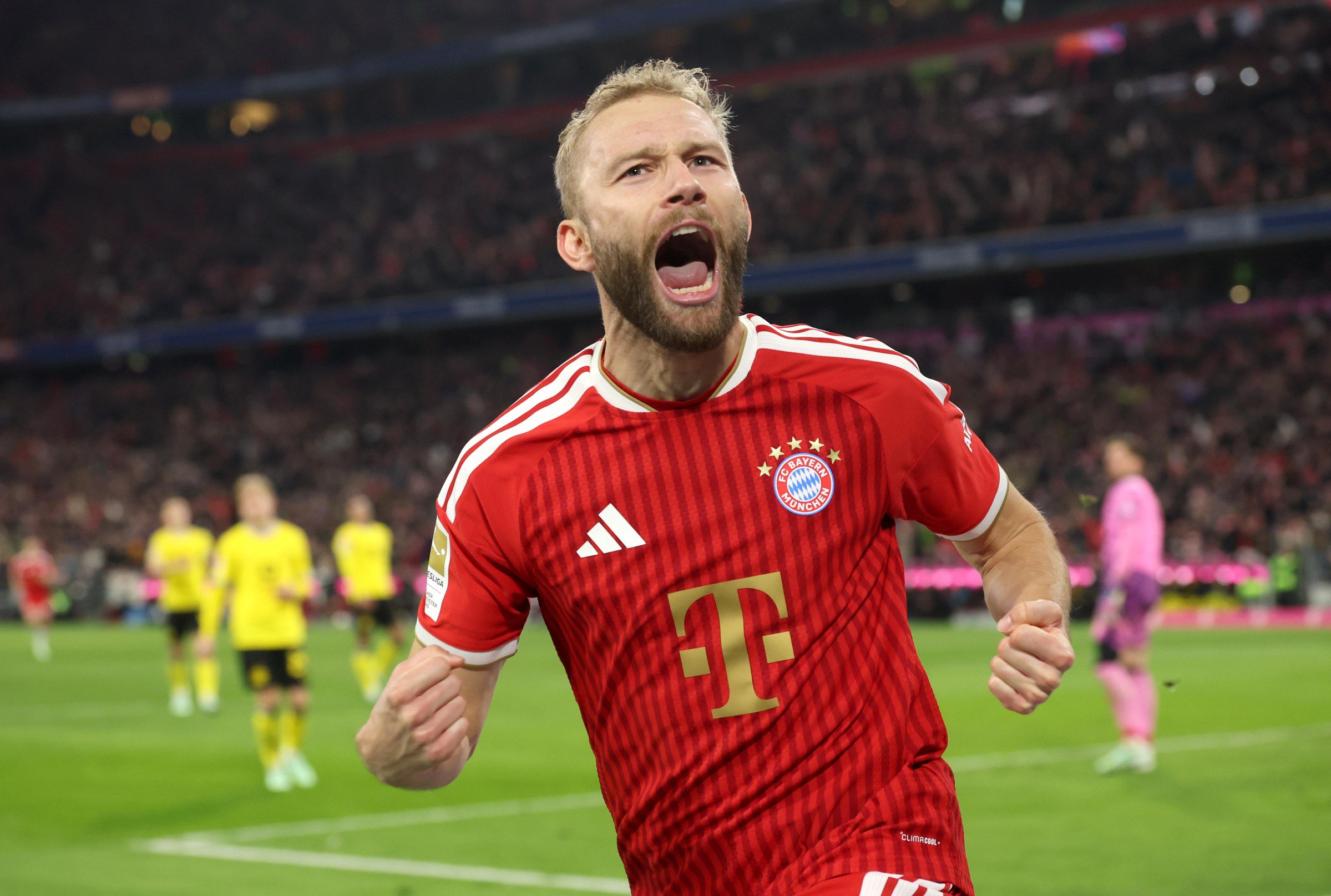 Konrad Laimer says Bayern Munich deserved more than a 2-2 draw with Borussia Dortmund