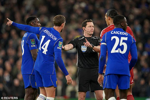 The former Liverpool captain also argued with his former team-mate Virgil van Dijk at one point