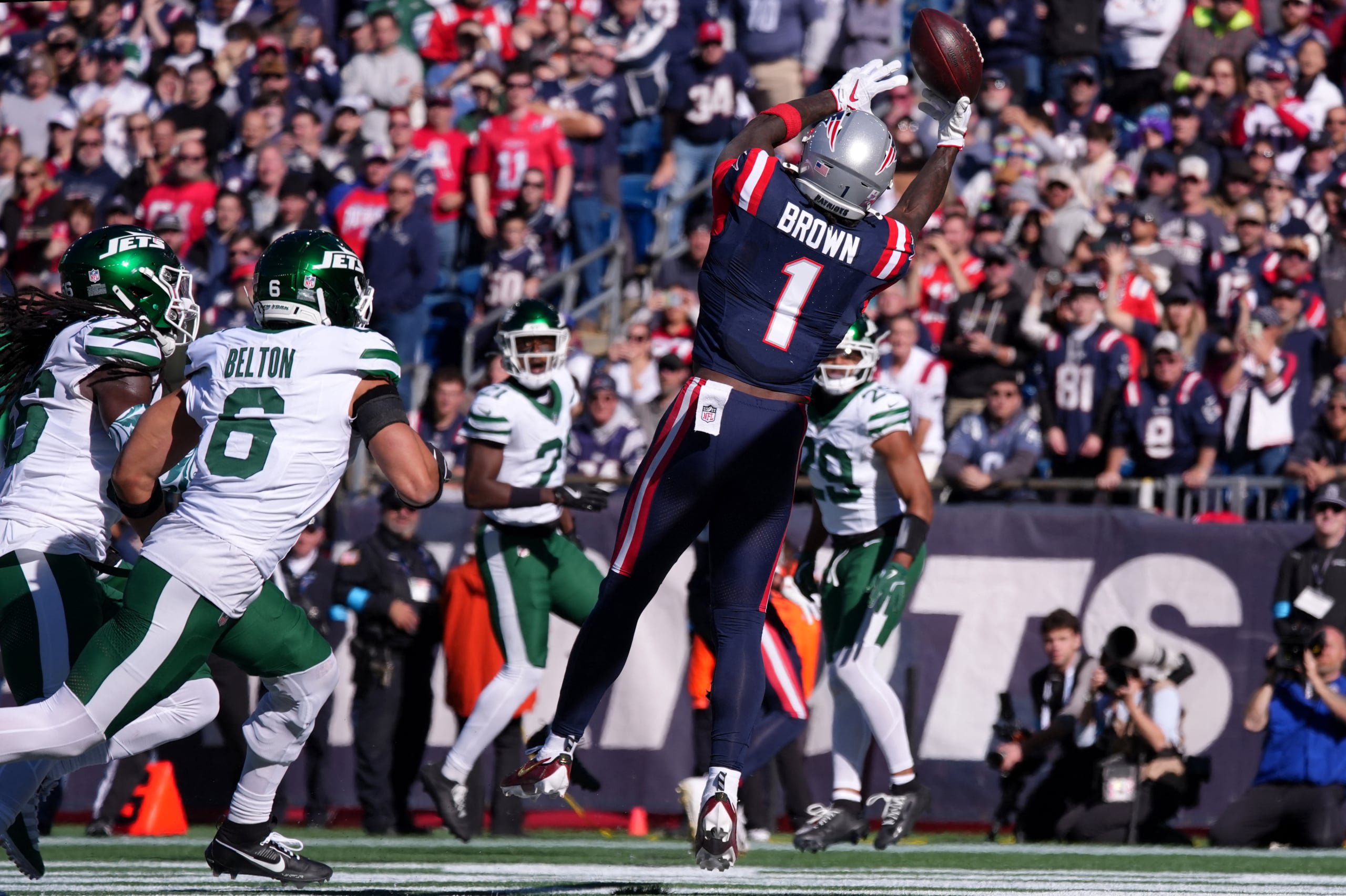 NFL: New York Jets at New England Patriots