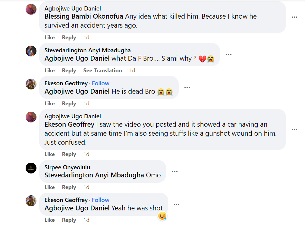 Singer and former Mr Universe, Slami Ifeanyi shot dead in Anambra state 