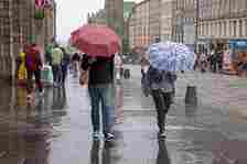 Scots are set to be battered with rain and wind tomorrow