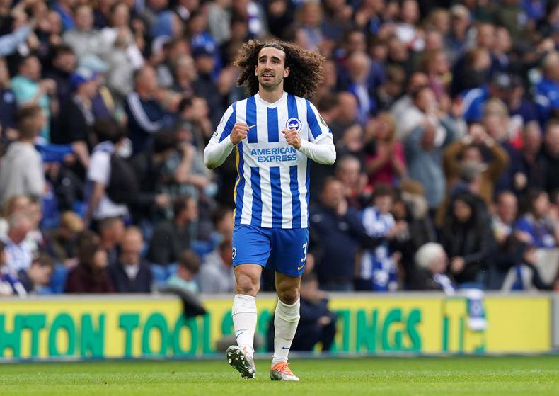 Marc Cucurella has been a revelation for Brighton in his first season