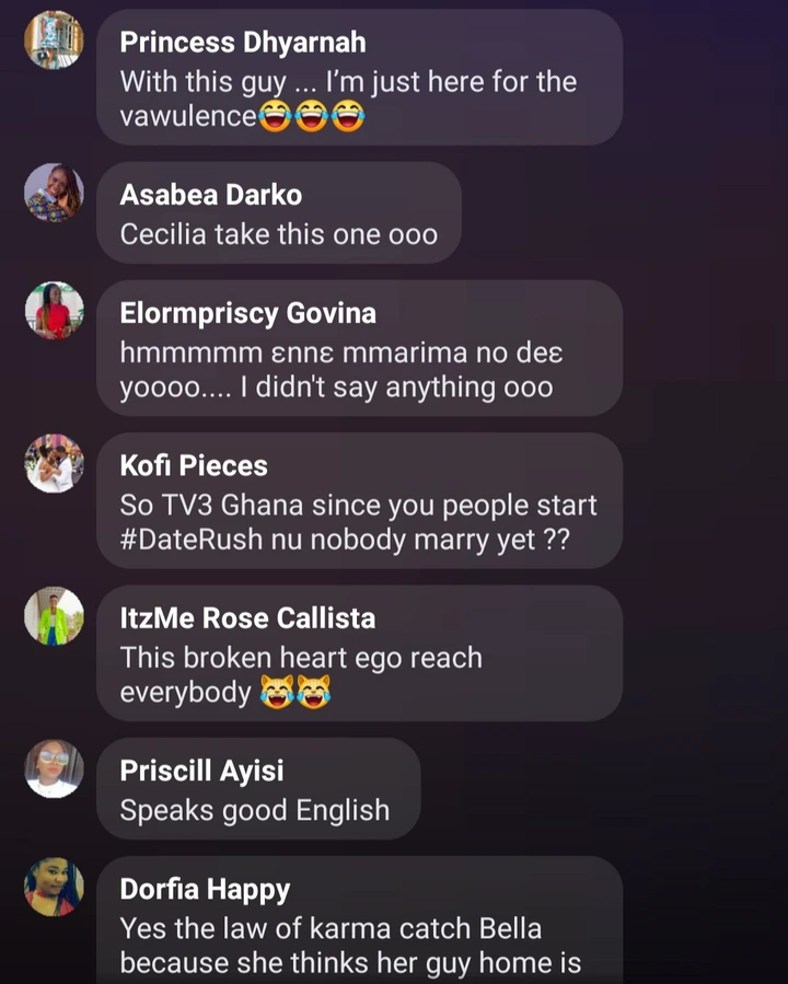 Checkout some Hilarious comments Ghanaians made on last week's Date Rush.