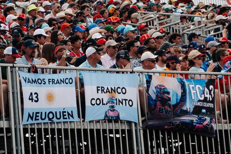 2026 U.S. Grand Prix, Franco Colapinto banners | Photo by Amber Heckler
