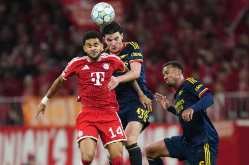 Bayern Munich winger Luis Diaz has been sidelined with a hamstring tear and will be out for “the foreseeable future,” the German champions said on Thursday .(AP)