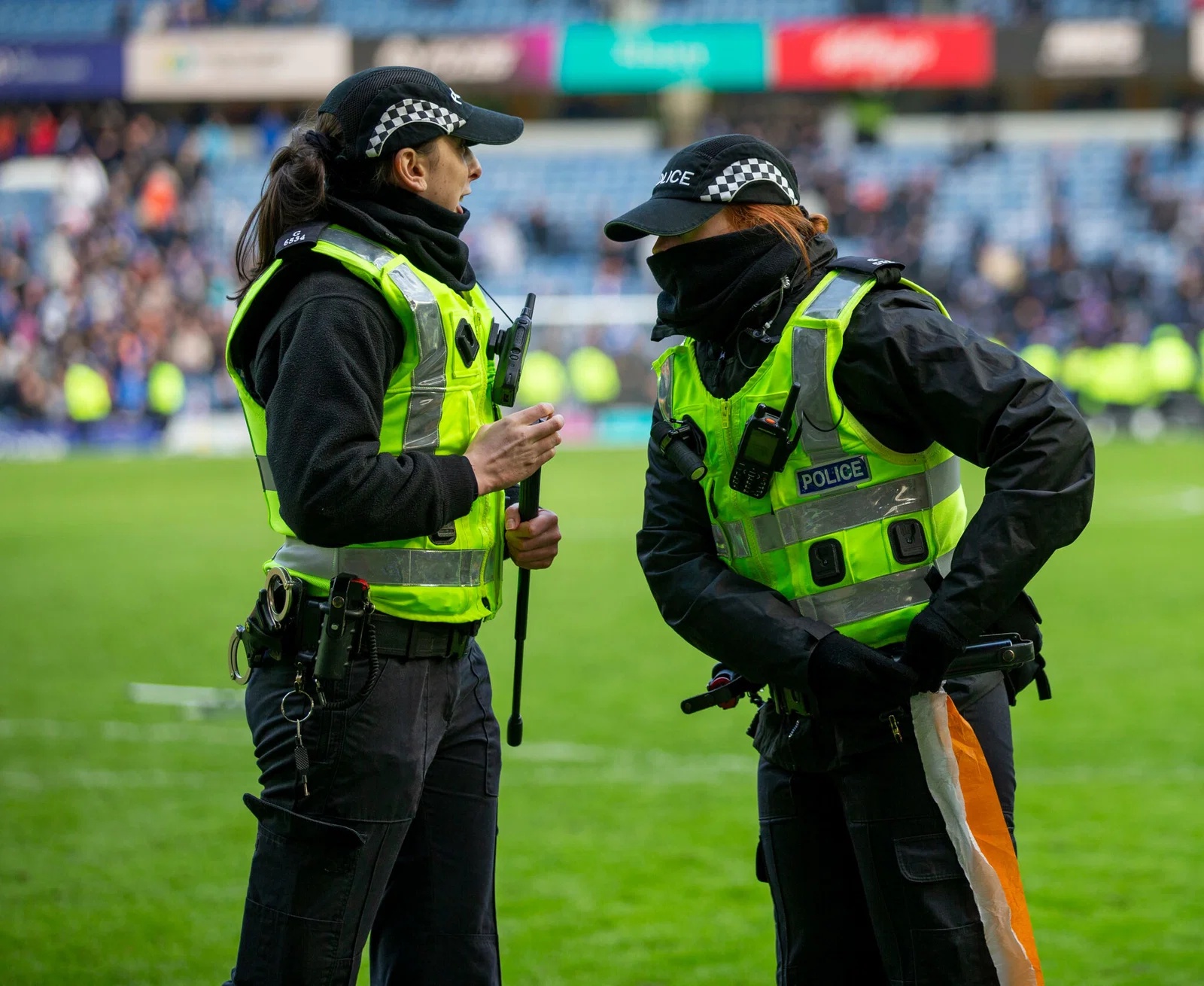 Police Rangers vs Celtic Scottish Cup