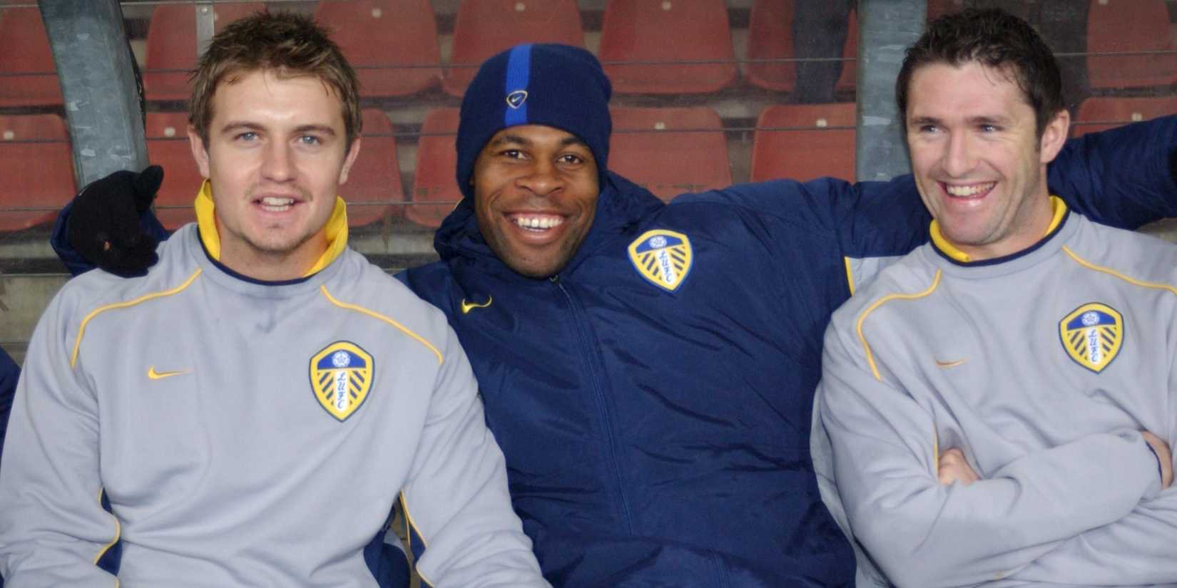 Leeds United trio Stephen McPhail, Michael Duberry and Robbie Keane