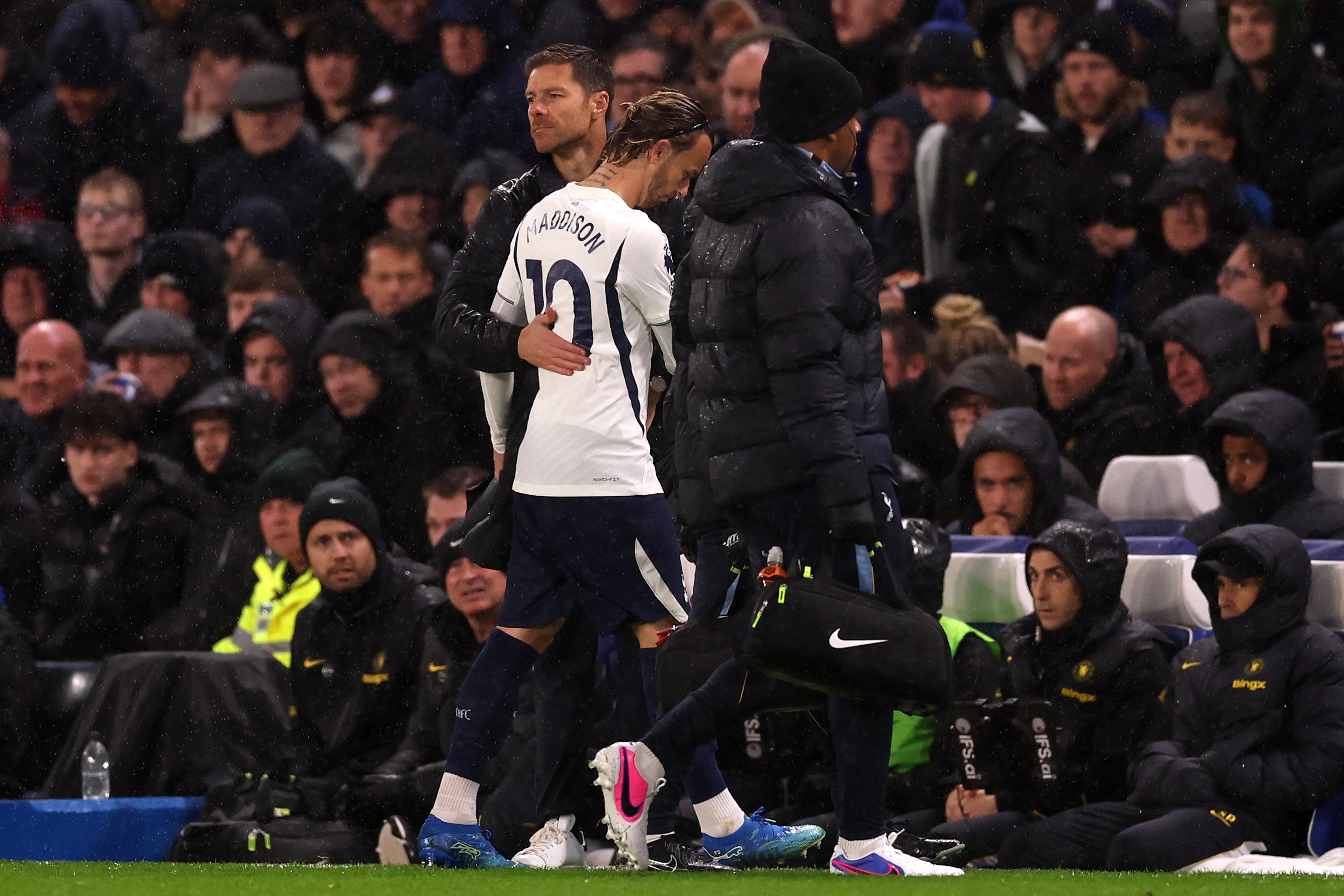 James Maddison picks up injury for Spurs