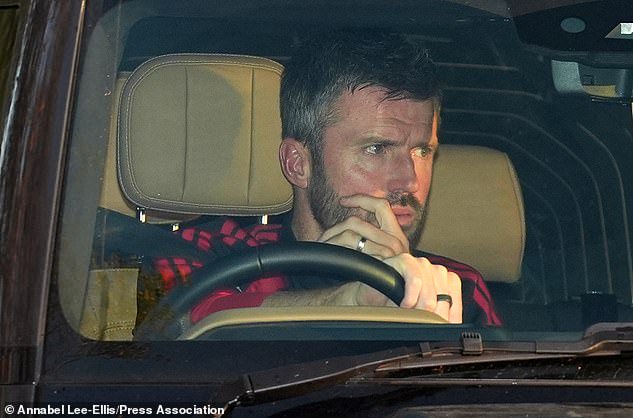 Michael Carrick arrived at Carrington to take training on Tuesday morning with his fate still up in the air - but the club have decided to keep him as manager