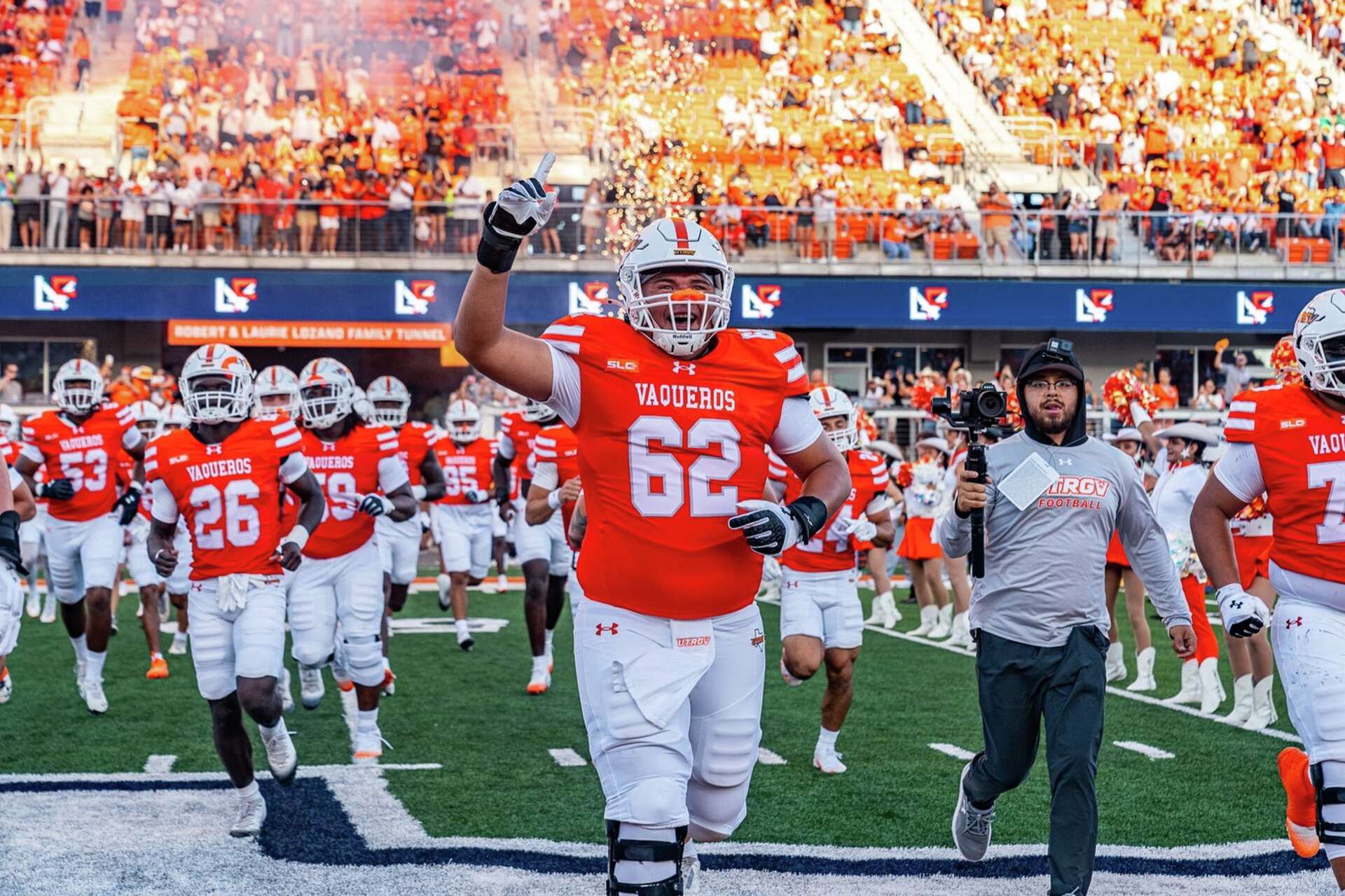The UTRGV Vaqueros have sold out every home football game since launching their football program in 2025. 