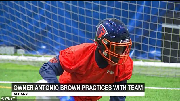 Brown suited up for a practice last week after saying he planned to play, only to be inactive