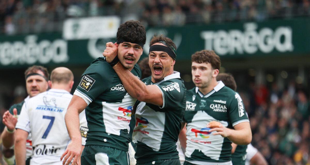 Team of Section Paloise during the Top 14 match between Pau and Clermont at Parc des Sports Aguilera on May 16, 2026 in Biarritz, France. (Photo by Bruno Bereau/Icon Sport) - Photo by Icon Sport