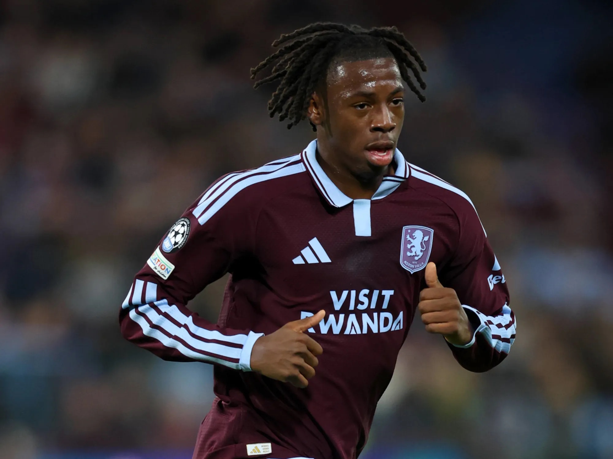 Aston Villa's Manzambi issues injury update after Newcastle substitution