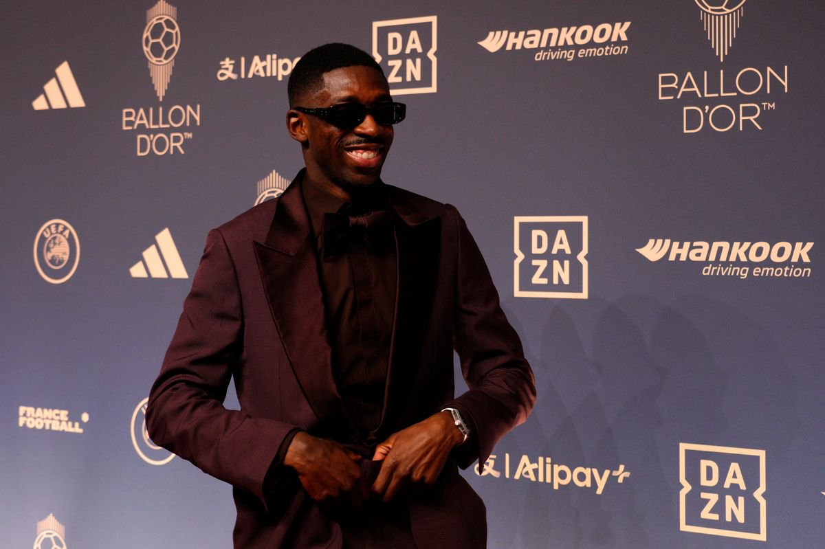 Last year's winner Ousmane Dembele finished in sixth