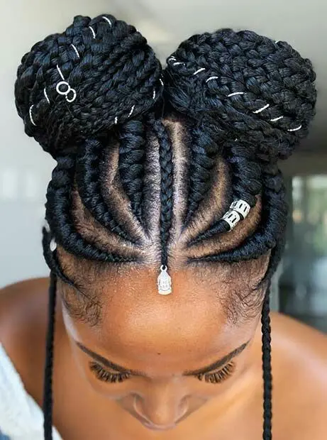 Beautiful rolls hairstyle you can try out to look more beautiful (photos) 24