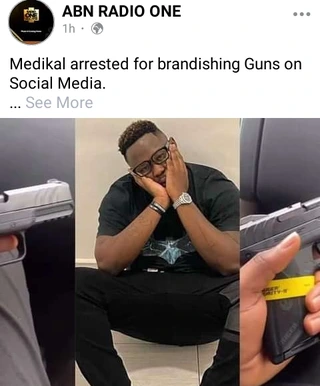 Medikal under arrest