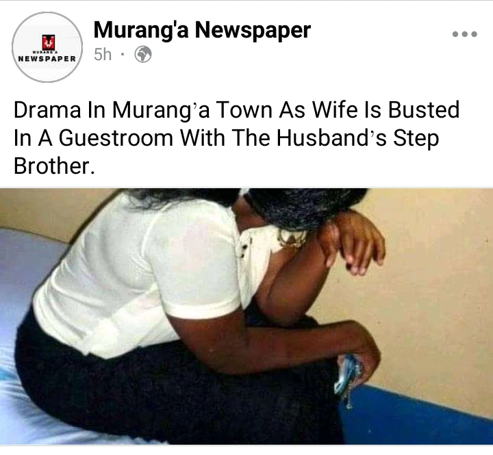 Man catches his wife sleeping with his stepbrother, who had visited them