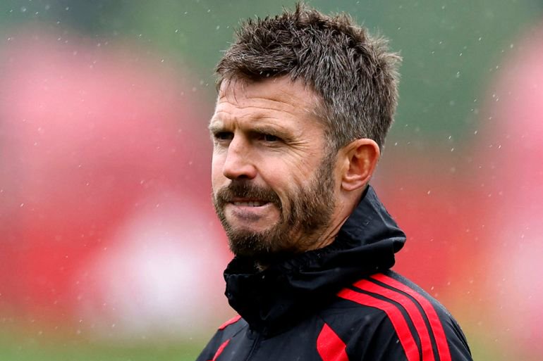 Manchester United manager Michael Carrick