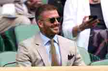 Beckham was one of the many famous faces watching from the royal box