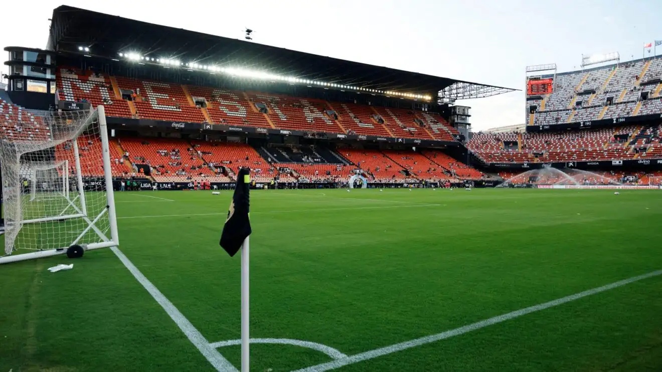 The Mestalla stadium in Valencia