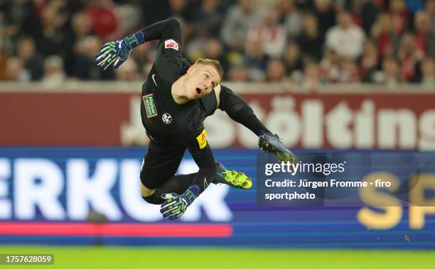 Duesseldorf germany julian krahl goalkeeper of kaiserslautern during the second bundesliga