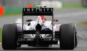 Infiniti and Red Bull Racing at 2012 Australian Grand Prix rear