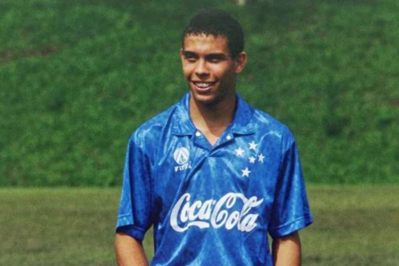 Ronaldo Fenômeno, quando atuava pelo Cruzeiro