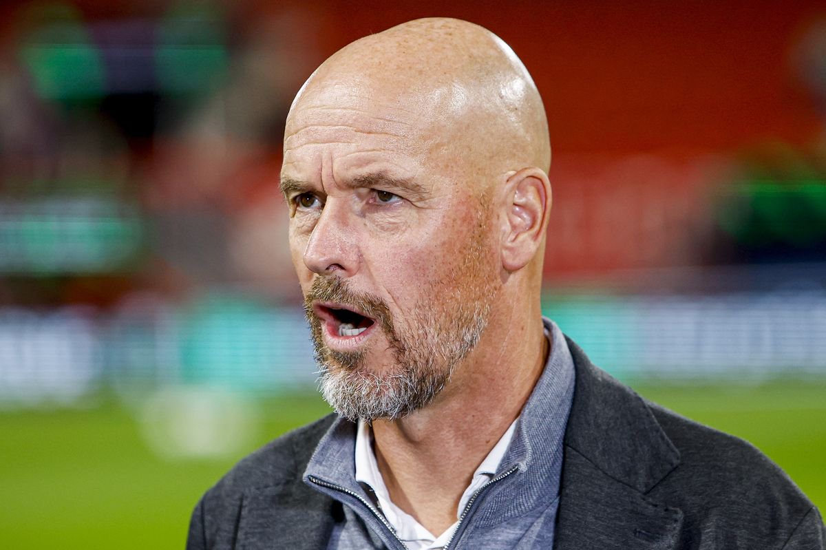 Erik ten Hag speaking before a game