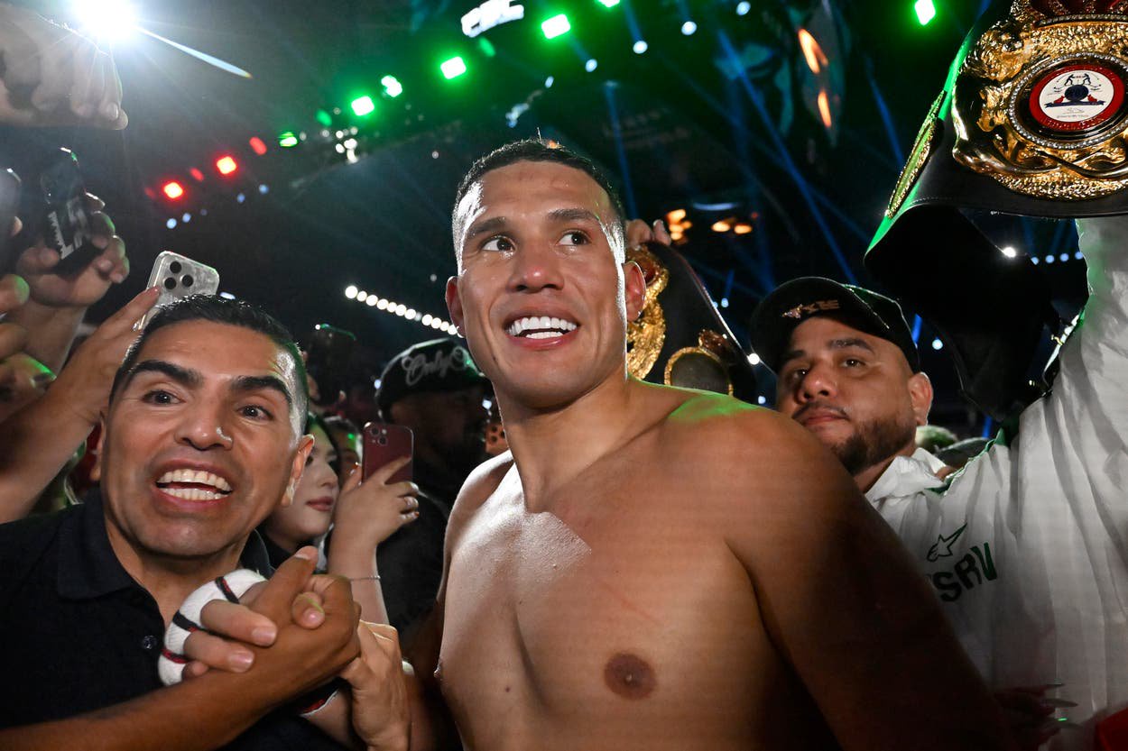 David Benavidez after stopping Gilberto 'Zurdo' Ramirez in May