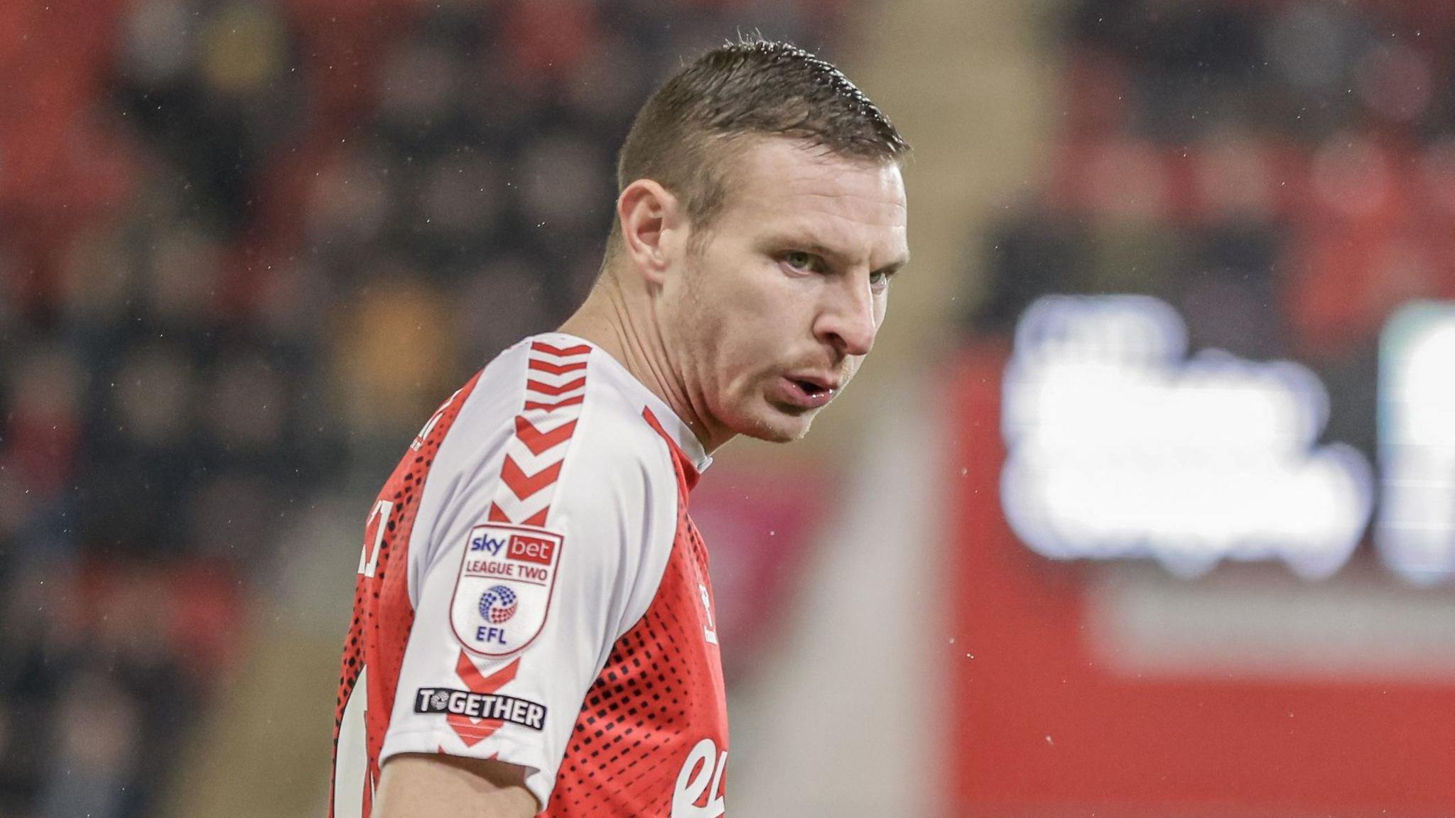 Rotherham United striker Paul Mullin