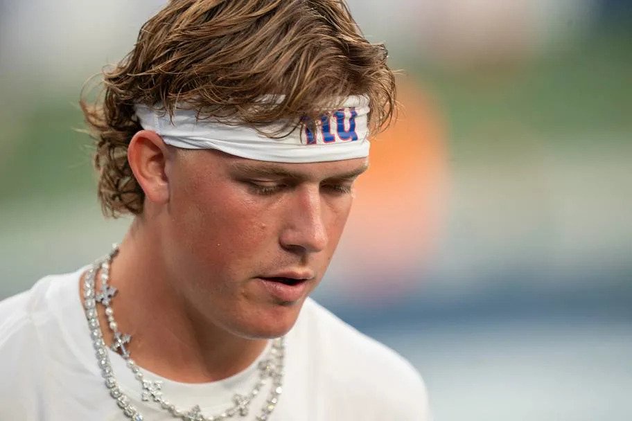 New York Giants quarterback Jaxson Dart.
