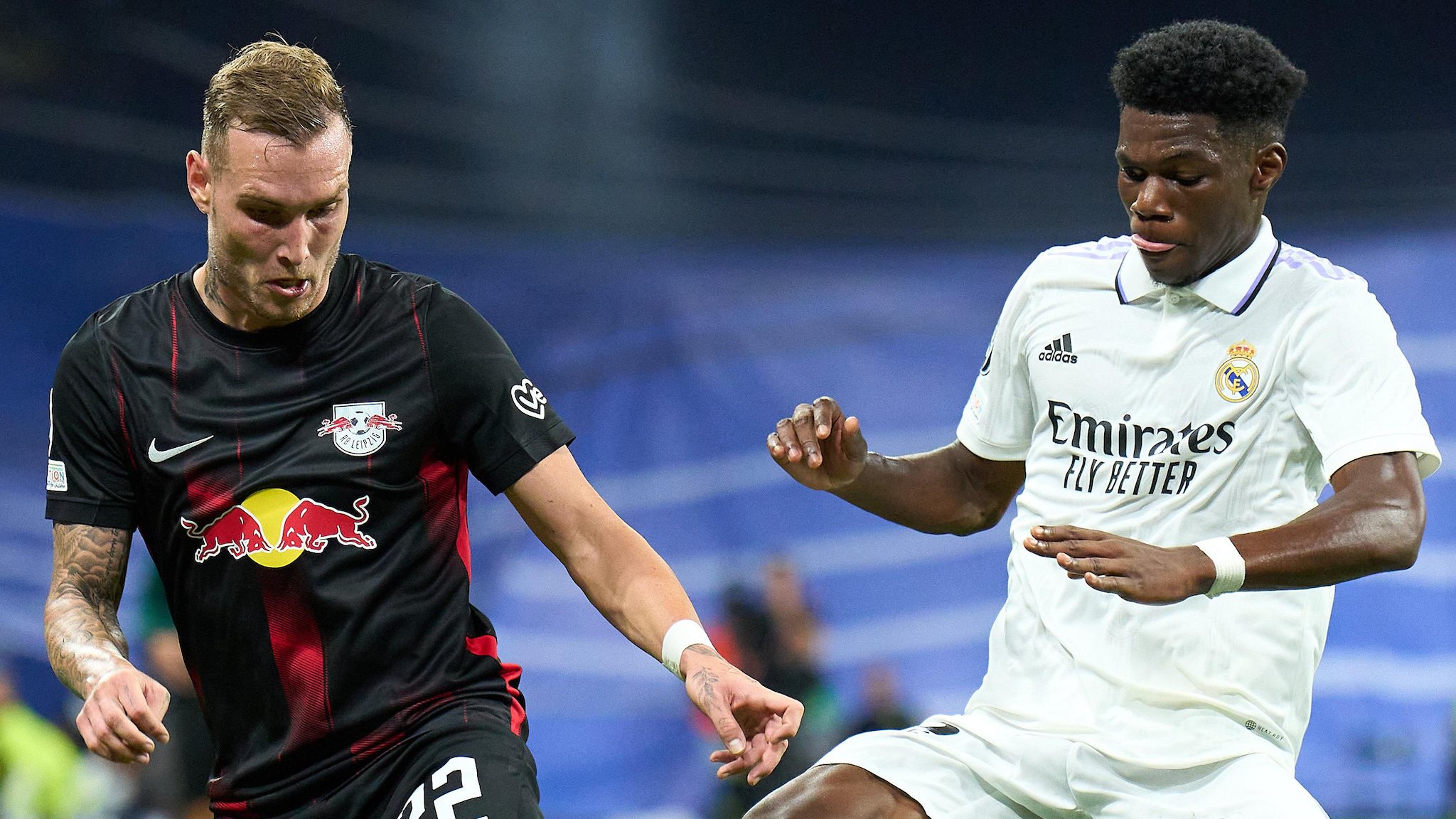 Real madrid v rb leipzig group f uefa champions league