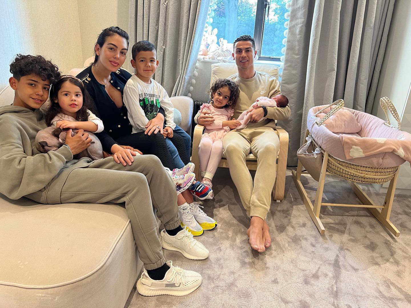 Before Georgina fell pregnant, Ronaldo was already a dad of four, with three of his children born to two surrogate mothers