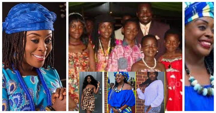 Pictures of 60 years old Akosua Agyapong and her 6 children (photos)