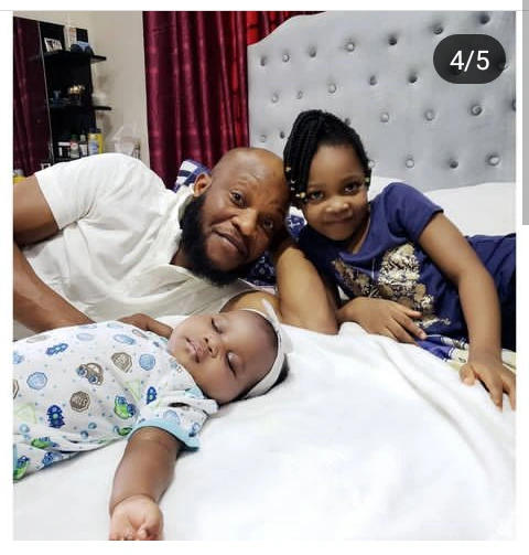 See Lovely Photos Of Popular Yoruba Actress Yewande Adekoya, Her Husband And Two Cute Children