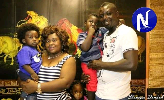 See lovely photos of Bill Asamoah, his wife and kids