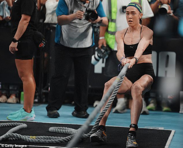 Australian fitness star Wietrzyk won her event despite suffering bowel incontinence