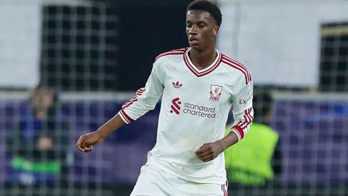 Trey Nyoni in action for Liverpool against LASK