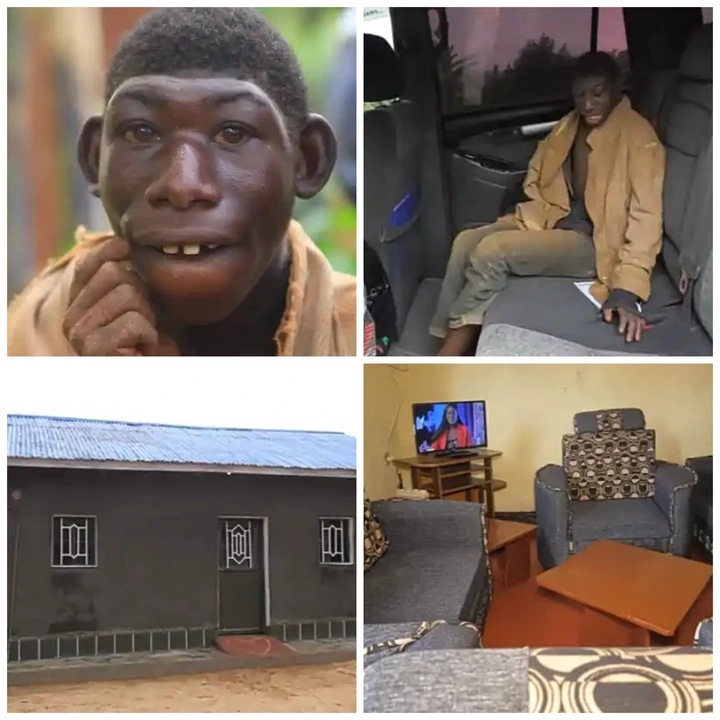 Remember The Boy Who People Referred To As A 'Monkey', See the beautiful house he has bought for his mother - Photos