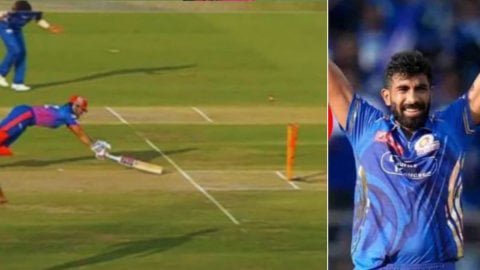 VIDEO: सिंगल चुराना पड़ा भारी! जसप्रीत बुमराह के डायरेक्ट हिट ने नितीश राणा को बिना खाता खोले भेजा प