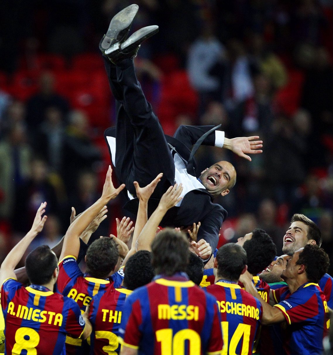 Pep Guardiola's era-defining Barcelona side won the Champions League twice