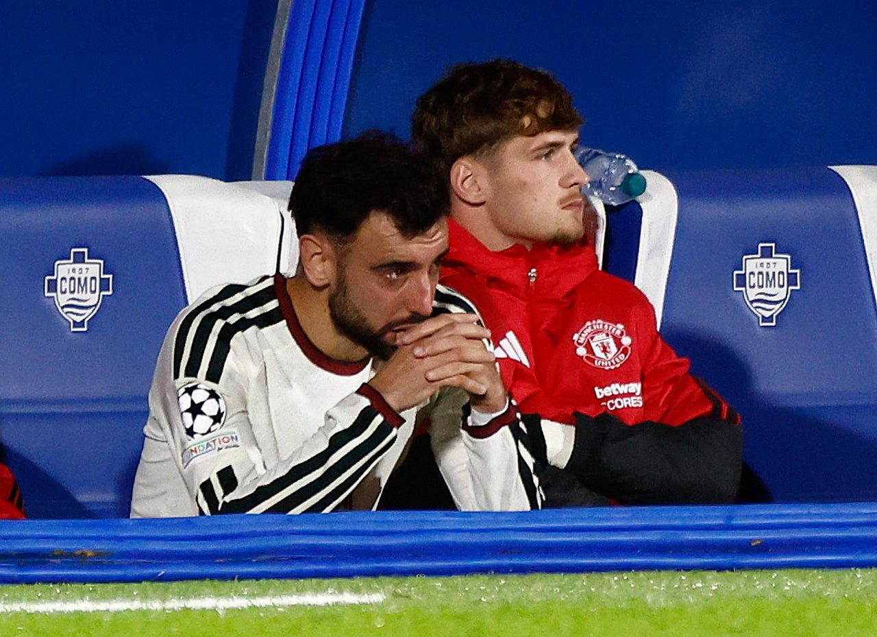 Bruno Fernandes claimed United should have been braver against Como (Reuters)