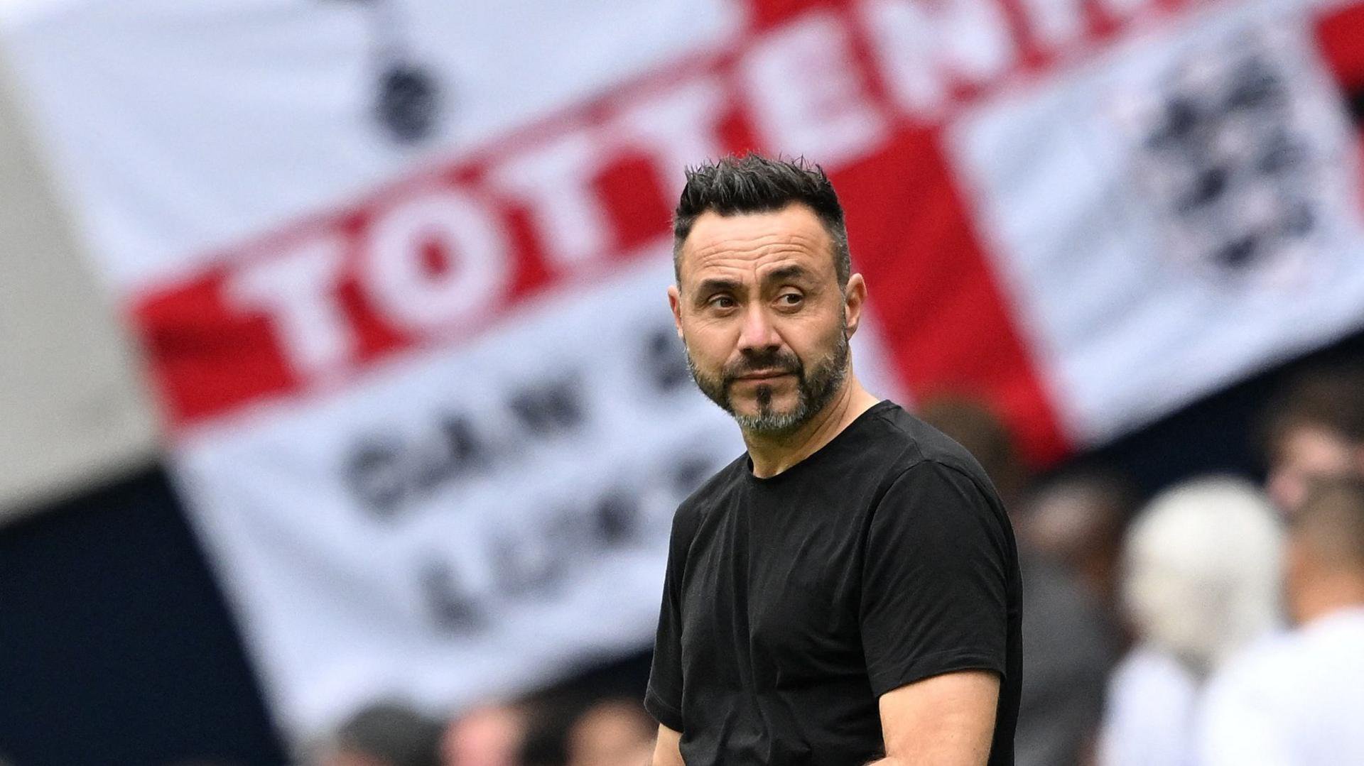 Tottenham boss Roberto de Zerbi