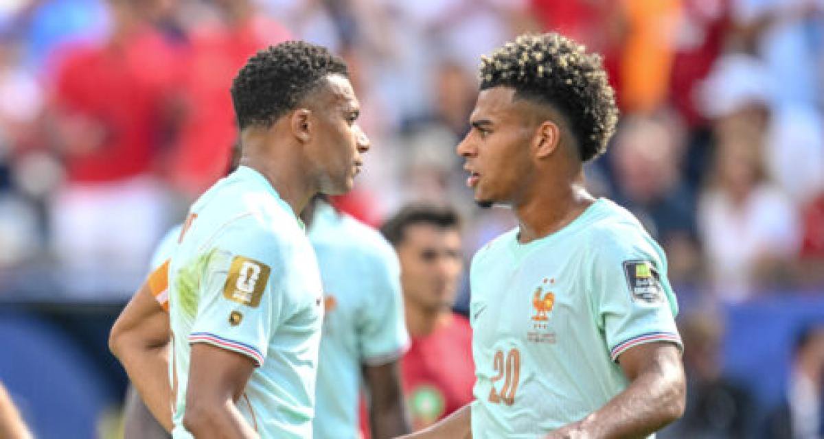 Kylian Mbappé et Désiré Doué 
