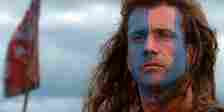 Mel Gibson as William Wallace in Braveheart (1995)