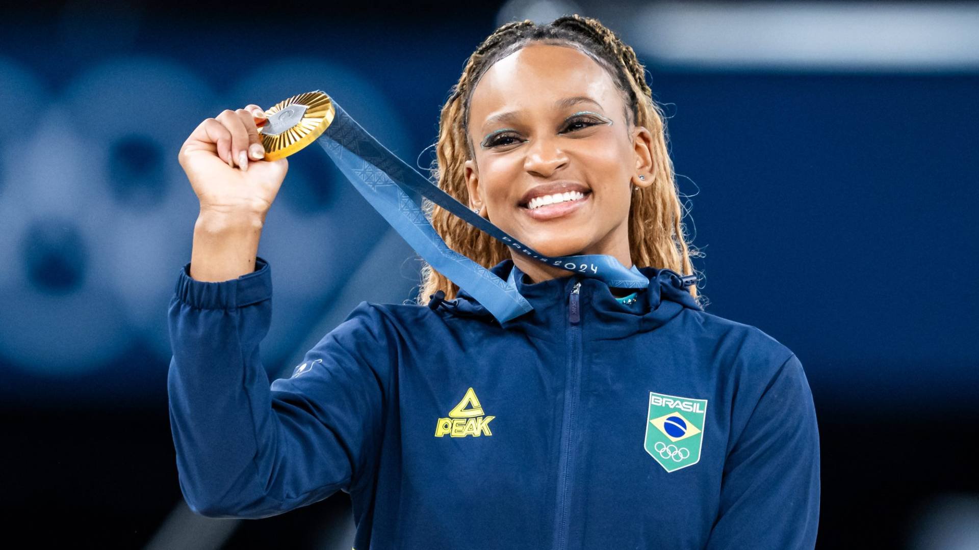 Rebeca Andrade levou medalha de ouro no solo na Olimpíada de Paris, além de um prêmio de R$ 826 mil
